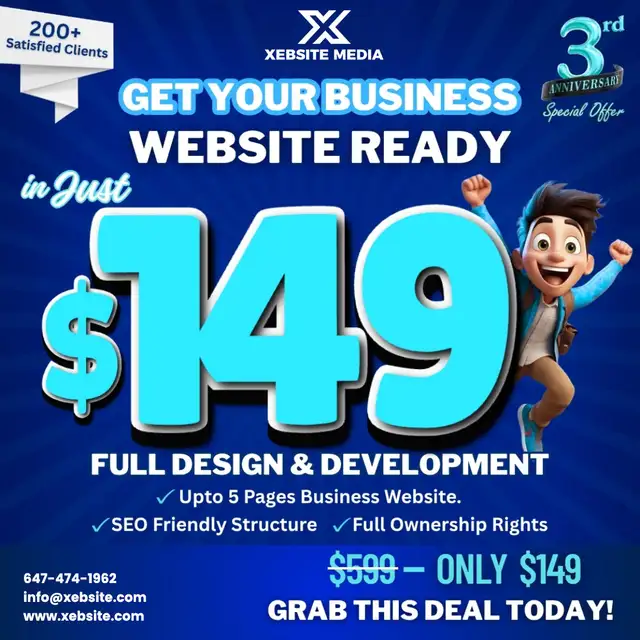 $149 WEBSITE DESIGN - WEBSITE DEVELOPMENT - WEB DESIGN632348313239071218