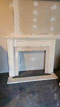 Natural Gas Fireplace With Mantle