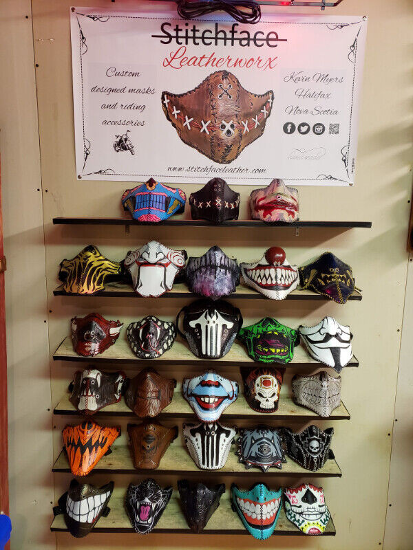 Leather biker or riding masks in Other in Moncton