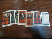 glenfiddich   set of tartan cards