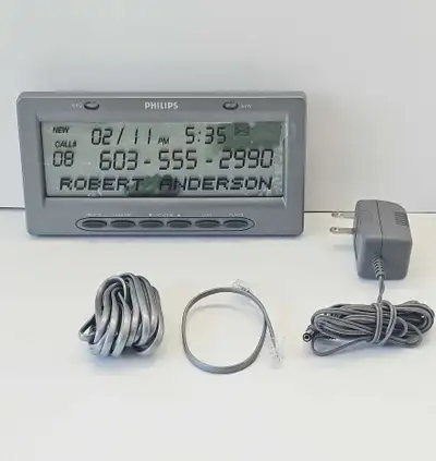 Philips Extra Large LCD Caller ID Display 7-Inches - New , View more