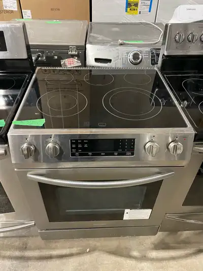 USED - Hisense 30” Stainless Steel Slide-In Electric Range, View more