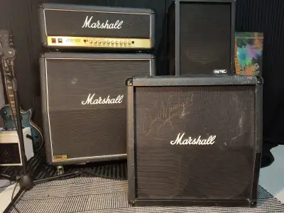 Vintage Marshall Lead 4X12 Guitar Cabinet, View more