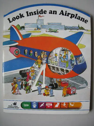 Look Inside An Airplane Board book, View more