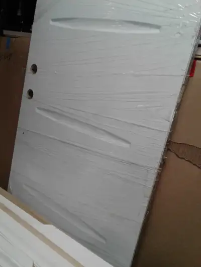 NEW 36X79 SOLID BLACK EXTERIOR DOOR, View more