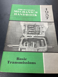 FORD FACTORY 1957 BASIC TRANSMISION MECHANICS HANDBOOK #M1293