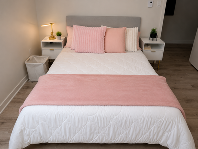 Lit double avec matelas, View more