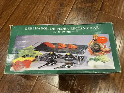 Brand New Stone Marble Table Grill with 2 Burners, View more