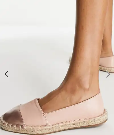 Gorgeous rose gold espadrilles size 8 New, View more
