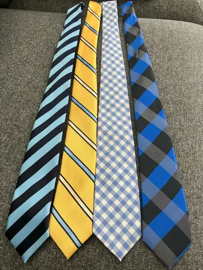 Suit ties Size 8-14 Children’s Place and IZOD $5/tie or $15 for all 4 ties Smoke and pet free home N...