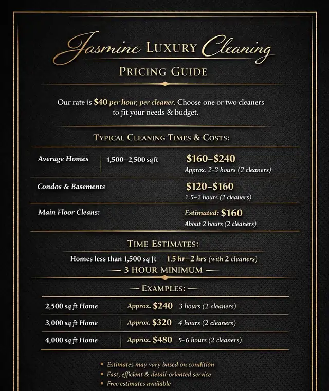 House cleaning 3hr for $120