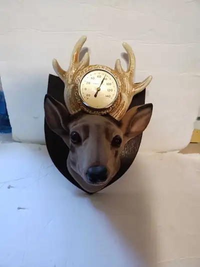Unique Deer Head Thermometer , View more