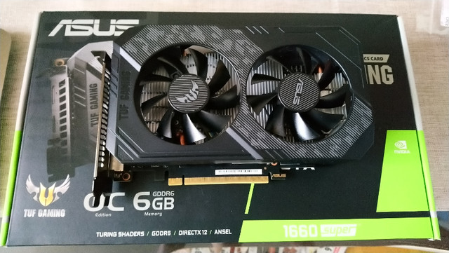 Asus TUF Nvidia GeForce GTX 1660 SUPER OC 6GB GDDR6 Gaming GPU in System Components in City of Toronto