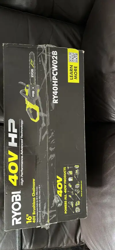 Ryobi 40V HP Brushless Chainsaw, View more