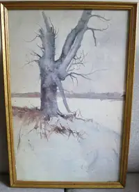 Watercolour print - "Dead Tree"