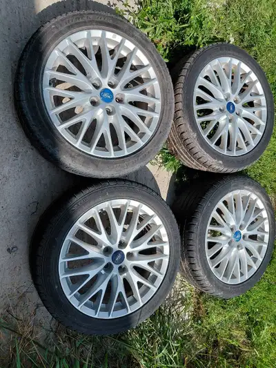 OEM great shape, 17" has tire pressure sensors, needs new tires. $500 for the set.