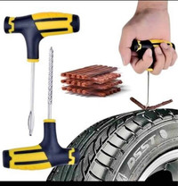 Complete Car & Motorcycle Tire Repair Tool Kit - Fix Punctures 