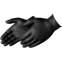 8 Mil Black Nitrile Mechanic's Gloves - Free Delivery