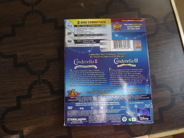 FS: Disney's "Cinderella II & III" 2 Movies on Blu-ray + DVD (Se in CDs, DVDs & Blu-ray in London - Image 3