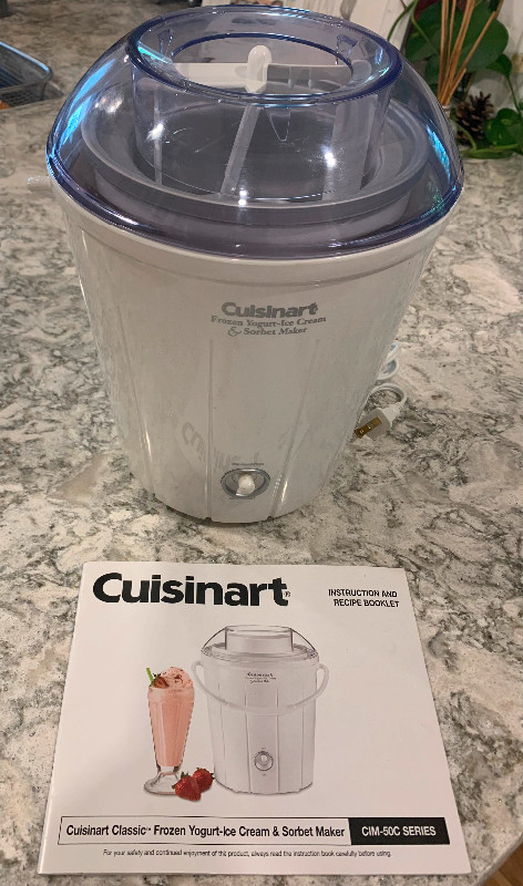 YOGURT ICE CREAM SHERBET Maker-Cuisinart- New condition in Other in City of Halifax - Image 2