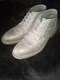 Dexter Size 8.5 Grey Mens Dress Shoes (Like New)