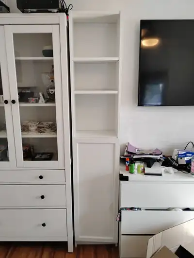 Ikea billy bookcase with half door., View more