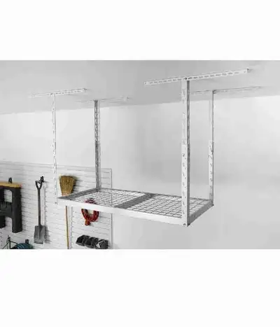 Overhead storage rack, View more