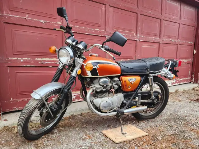 HONDA CB350 MOTORCYCLE in Street, Cruisers & Choppers in Kawartha Lakes - Image 2