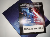 DIGITAL HD UV-STAR WARS RISE OF THE SKYWALKER-MOVIE CODE (C021)