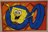 Sponge bob Squarepants spongebob PORTHOLE Floor Mat/Rug Kids