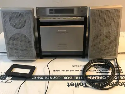 PANASONIC MINI STEREO CD SYSTEM, View more