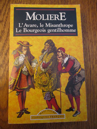 L'Avare, Le Misanthrope, Le Bourgeois gentilhomme de Molière