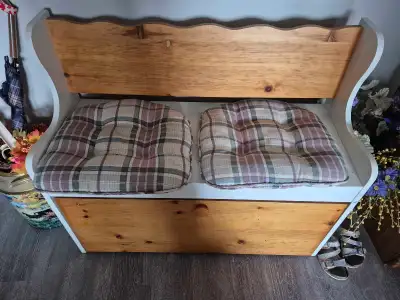 bench with built in shoe drawer, View more