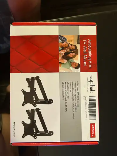 Articulating Arm Monitor/TV Mount set, View more