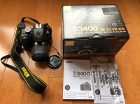 Nikon Camera D3400 AF-P DX NIKKOR 18-55mm