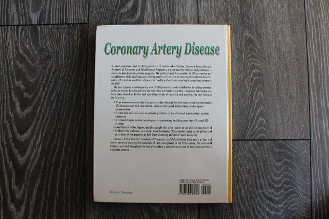 Coronary Artery Disease Hardcover Textbook in Textbooks in Hamilton - Image 2