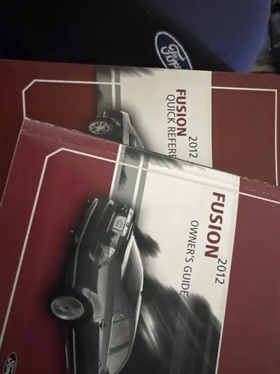 I am selling the Ford Fusion owner's manual and quick reference guide. These items are in used condi...