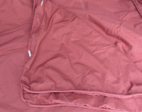 TerraCotta colored TWIN Duvet cover REDUCED $5.00