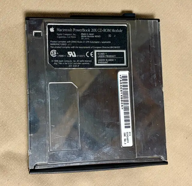 VINTAGE PowerBook 20X CD-ROM Module, Model M2451, WallStreet in Laptop Accessories in Ottawa - Image 7