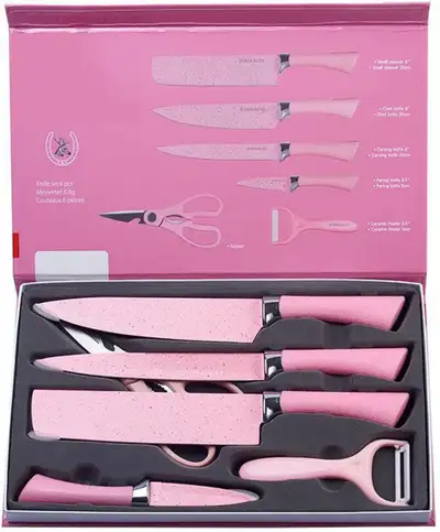 Colorful Knife Set 6 Piece, Kitchen Knife Set, View more