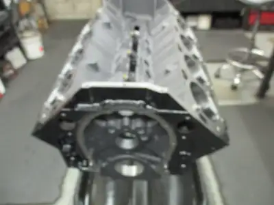 Reconditioned 1994 BBC 454 Gen V block, casting # 10114182, date F-28-4, 4-bolt main, 1 pc. rear mai...