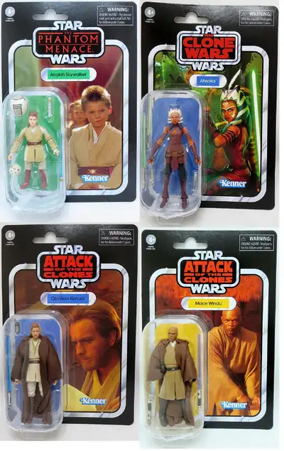 Star Wars The Vintage Collection Ahsoka, Obi-wan and Anakin etc., View more
