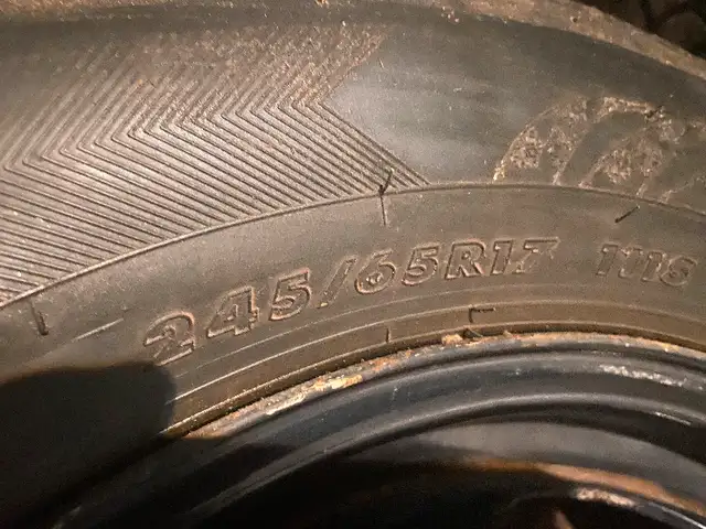 SNOW TIRES. (4) ANTARES 245/65 R17 in Tires & Rims in Kitchener / Waterloo - Image 3