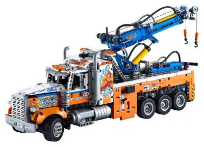 LEGO Technic Heavy Duty Tow Truck. No box, built once and comes with instructions. Instructions are...