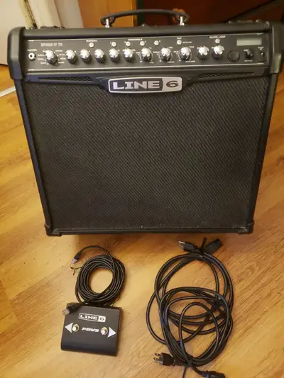Line 6 Spider IV 75w 4 Channel Amp with Foot Switch, View more