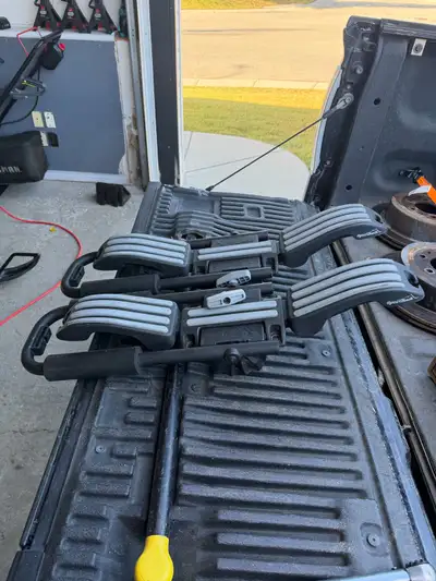 In good condition, just one handle that was damaged but still works like it should