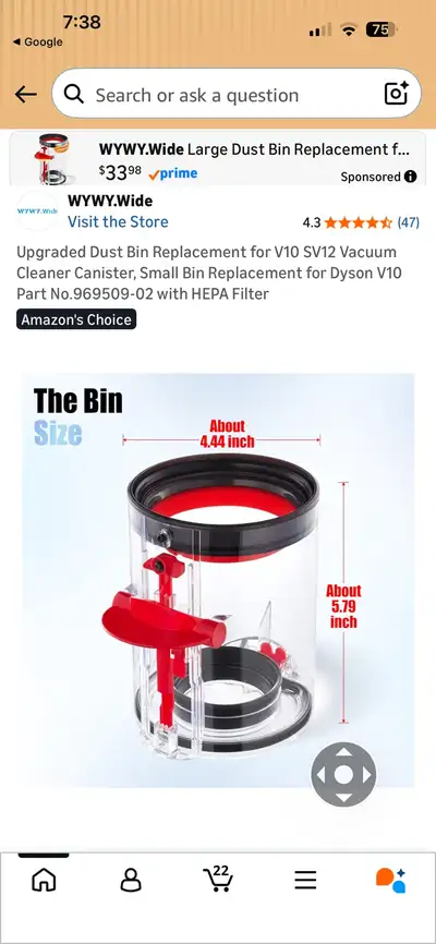 Dyson Vacuum Accessories, View more