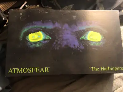 Atmosphere The Harbingers VHS board game 100% complete Played only once or twice VHS tested and stil...