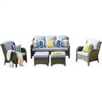 Adelina Gray Outdoor Cushion Set – UV & Fade Resistant | Good Fi, View more