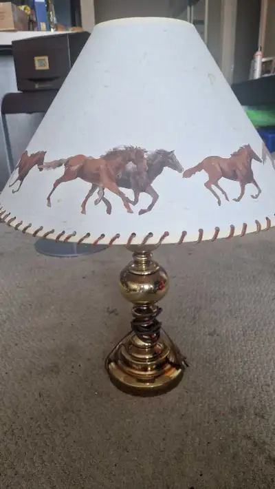 Vintage Horse Lamp, View more